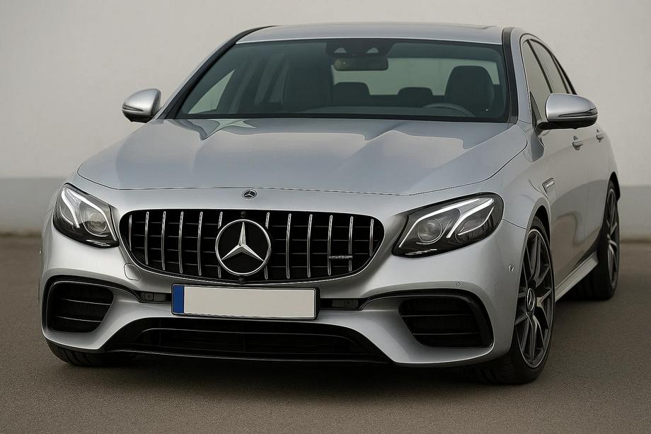 Mercedes E-class W213 2016-2023 гг. Передняя решетка GT Panamericana (для E63 AMG, 2016-2019) Фото 1