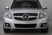 Mercedes GLK сlass X204 2008-2015 гг. Передняя решетка радиатора Diamond Silver (2009-2012) фото 1