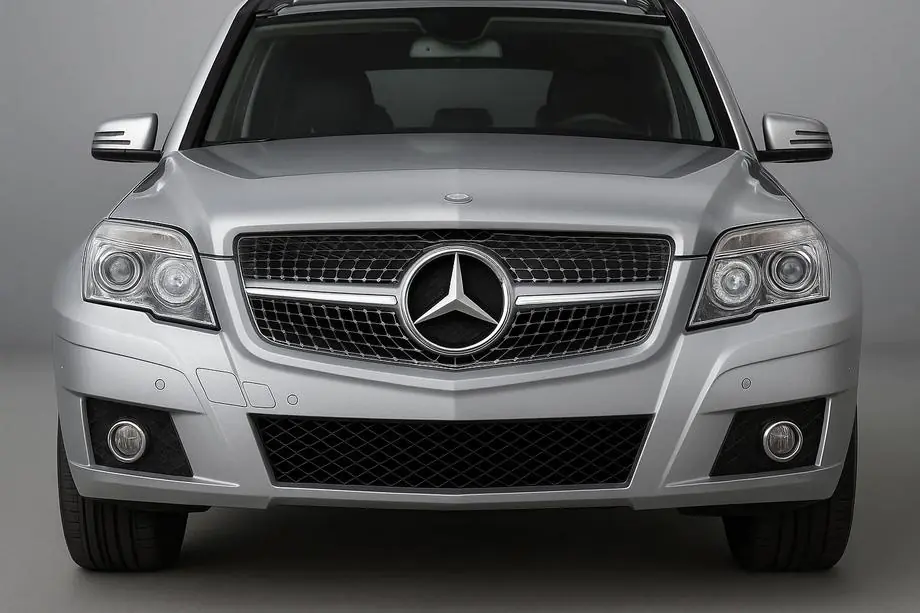 Mercedes GLK class X204 2008-2015 гг. Передняя решетка радиатора Diamond Silver (2009-2012)