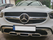 Mercedes GLC X253 2015-2022 гг. Передняя решетка радиатора Diamond Silver (для Base 2019-2022) фото 1