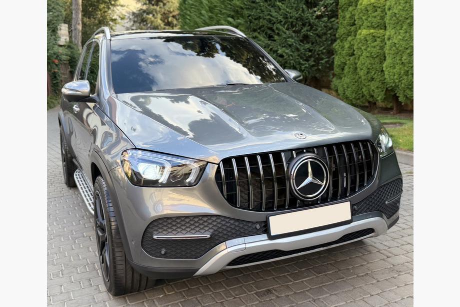 Mercedes GLE W167 2018- гг. Передняя решетка радиатора GT Panamericana (для Base 2018-2023) Фото 1