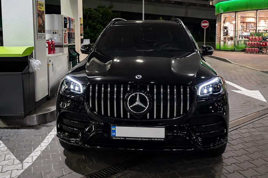 Mercedes GLS X167 2019- гг. Передняя решетка радиатора 2019-2023 (GT Panamericana) Фото 2