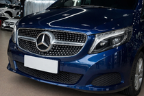Mercedes Vito/V-class W447 2014- гг. Передняя решетка Diamond (2019-2023 для V-class) фото 1