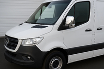 Mercedes Sprinter W907/W910 2018- гг. Накладки на Зеркала (2 шт, ABS) фото 1