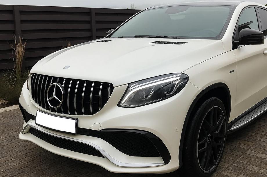 Mercedes GLE coupe C292 2015-2019 гг. Тюнинг решетка радиатора GT Panamericana (для GLE63) Фото 1