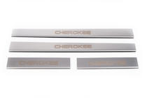 Накладки на пороги Carmos V1 (4 шт, нержавейка) фото 2