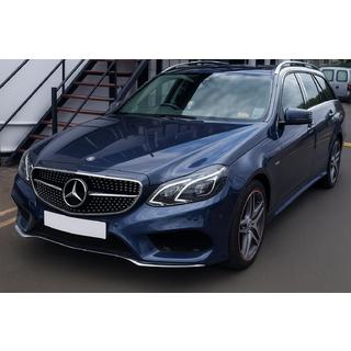 Mercedes W212 Передняя решетка Diamond Silver для Avantgarde и AMG-Line (2013-2016)