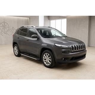 Боковые Подножки Maya V1 (2 шт., Алюминий) Jeep Cherokee KL 2013- гг. фото 1