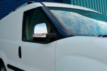 Opel Combo 2012-2018 гг. Накладки на Зеркала (2 шт, Нержавеющая Сталь) фото 6