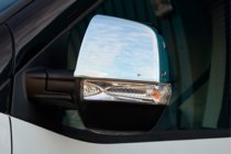 Opel Combo 2012-2018 гг. Накладки на Зеркала (2 шт, Нержавеющая Сталь) фото 9
