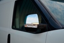 Opel Combo 2012-2018 гг. Накладки на Зеркала (2 шт, Нержавеющая Сталь) фото 1