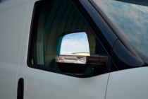 Opel Combo 2012-2018 гг. Накладки на Зеркала (2 шт, Нержавеющая Сталь) фото 1