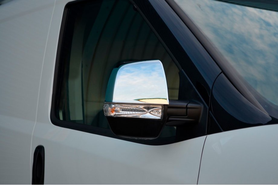 Opel Combo 2012-2018 гг. Накладки на Зеркала (2 шт, Нержавеющая Сталь) Image