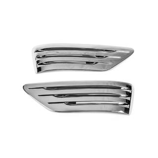 Накладки на воздуховоды (2 шт, пластик) Toyota Land Cruiser 90 Prado 1996-2002 гг. фото 2