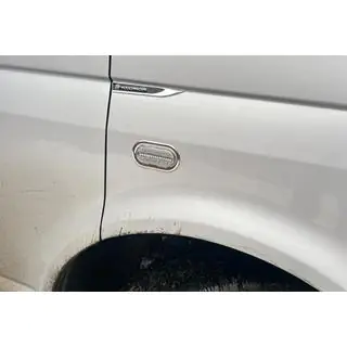 Хромированные Накладки на Поворотники OmsaLine (2 шт, Нержавейка) Volkswagen T5 Transporter 2003-2010 гг. фото 3