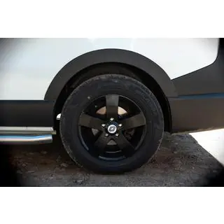 Расширители арок (6 шт, черные, ABS) Fiat Talento 2016- гг. фото 4