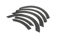 Расширители арок (6 шт, черные, ABS) фото 3