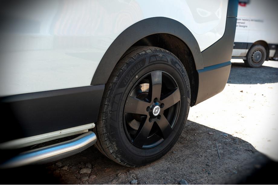 Opel Vivaro 2015-2019 гг. Расширители арок (6 шт, черные, ABS) Фото 13