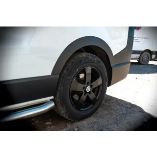 Расширители арок (6 шт, черные, ABS) Nissan NV300/Primastar 2016- гг. фото 4