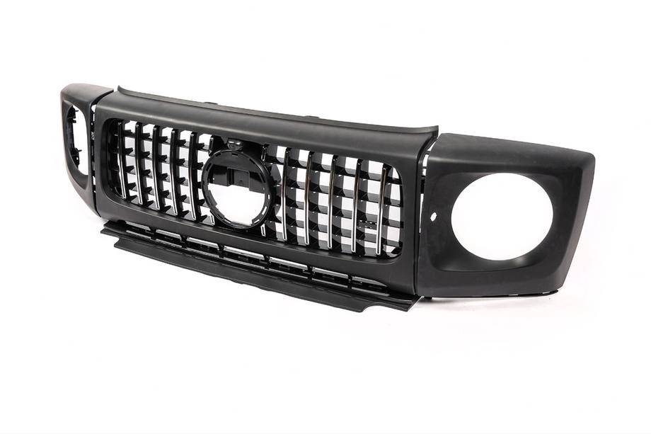 Mercedes G class W463 2018-2024 гг. Решетка и Накладки на Фары G63 Фото 5