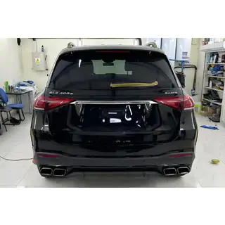 Задний диффузор с насадками выхлопа GLE63 Black (2018-2026) фото 2