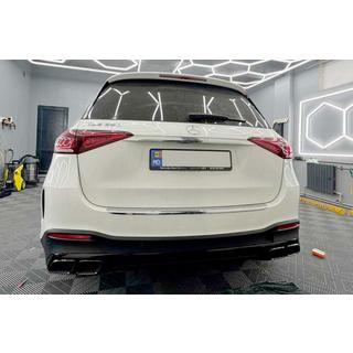 Задний диффузор GLE63 AMG (с насадками Black) фото 4