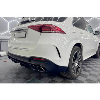 Задний диффузор GLE63 AMG (с насадками Black)