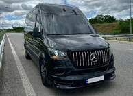 Mercedes Sprinter W907/W910 2018- гг. Передняя решетка Panamericana GT Хром Premium V1 фото 9