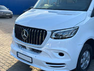 Mercedes Sprinter W907/W910 2018- гг. Передняя решетка Panamericana GT Хром Premium V1 фото 1