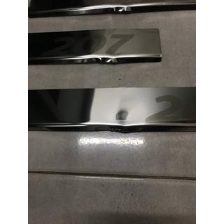 РАСПРОДАЖА! Накладки на пороги Carmos (4 шт, нержавейка) Peugeot 207 2006-2014 гг. фото 4