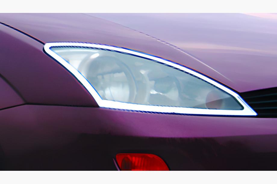 Хромированные Накладки на Фары (2 шт, пластик) Image Хромированные Накладки на Фары (2 шт, пластик) Image