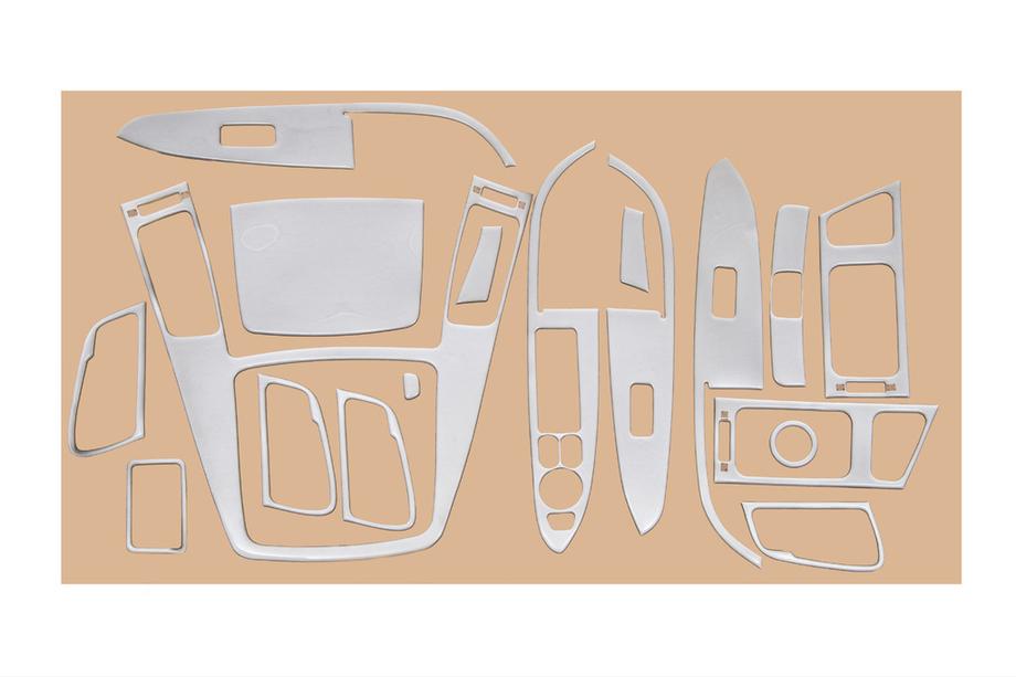 Hyundai I-30 2007-2011 гг. Накладки на панель приборов BIG Алюминий Фото 5