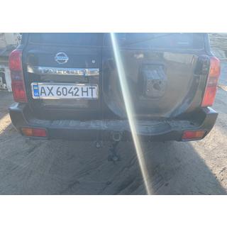 Задний бампер в сборе б/у (2004-2008) Nissan Patrol Y61 1997-2011 гг. фото 2