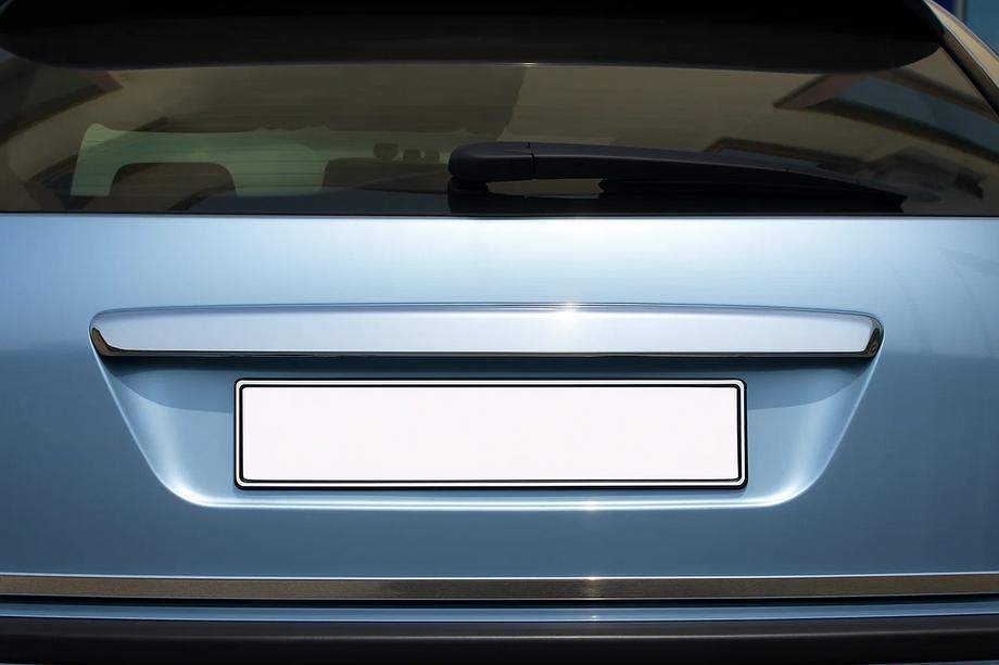 Ford Focus II 2005-2008 гг. Накладка на крышку багажника (HB, нерж. сталь) OmsaLine - Итальянская Нержавейка Фото 3