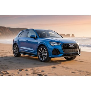 Боковые Подножки Maya Blue (2 шт., Алюминий) Audi Q3 2019–2025 гг. фото 1