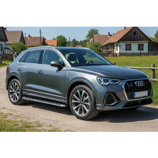 Боковые Подножки Maydos V1 (2 шт., Алюминий) Audi Q3 2019–2025 гг. фото 1