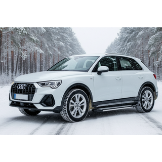 Боковые Подножки Rainbow (2 шт., Алюминий) Audi Q3 2019- гг. фото 1