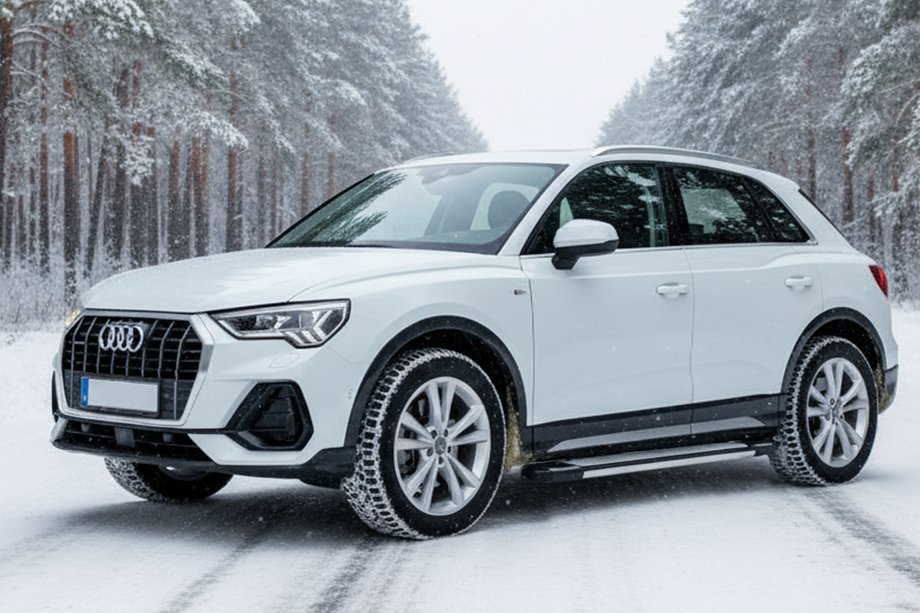 Audi Q3 2019–2025 гг. Боковые Подножки Rainbow (2 шт., Алюминий) Image