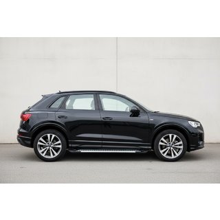 Боковые Подножки Line (2 шт., Алюминий) Audi Q3 2019–2025 гг. фото 1