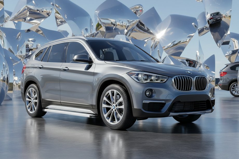 BMW X1 F48 2015-2022 гг. Боковые Подножки Maya V2 (2 шт., Алюминий) Фото 1