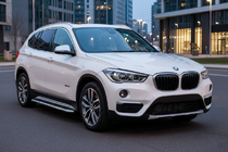 BMW X1 F48 2015-2022 гг. Боковые Подножки Maydos V1 (2 шт., Алюминий) фото 1