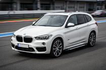 BMW X1 F48 2015-2022 гг. Боковые Подножки Line (2 шт., Алюминий) фото 1