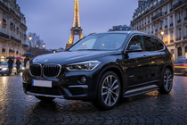 BMW X1 F48 2015-2022 гг. Боковые Подножки Tayga Black (2 шт., Алюминий) фото 1