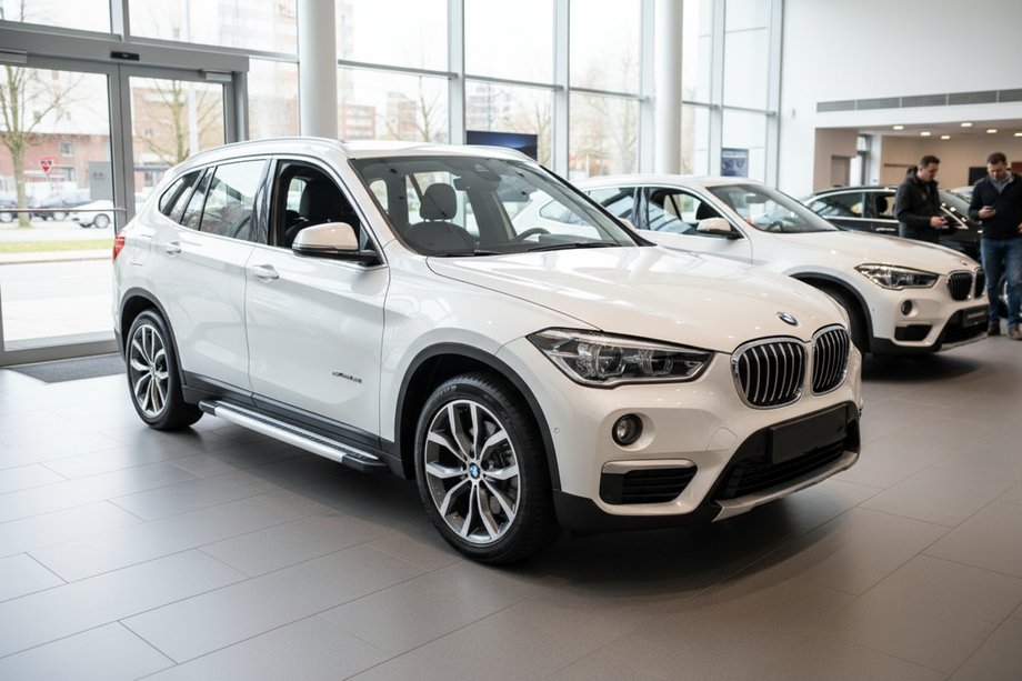 BMW X1 F48 2015-2022 гг. Боковые Подножки Vision New Grey (2 шт., Алюминий) Фото 1