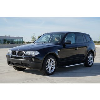 Боковые Подножки Duru (2 шт., Алюминий) BMW X3 E83 2003-2010 гг. фото 1