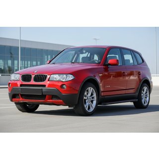 Боковые Подножки Maya Red (2 шт., Алюминий) BMW X3 E83 2003-2010 гг. фото 1