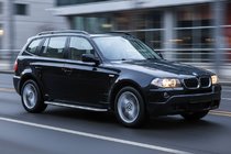 BMW X3 E83 2003-2010 гг. Боковые Подножки Maydos V2 (2 шт., Алюминий) фото 1