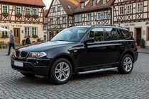 BMW X3 E83 2003-2010 гг. Боковые Подножки Mevsim Grey (2 шт., Алюминий) фото 1