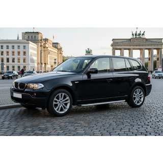 Боковые Подножки Fullmond (2 шт., Алюминий) BMW X3 E83 2003-2010 гг. фото 1