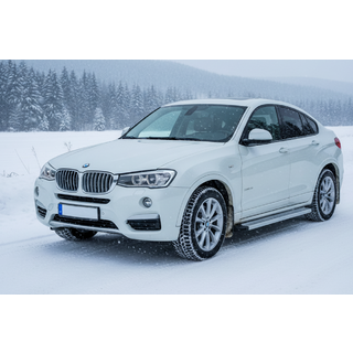 Боковые Подножки Maya V2 (2 шт., Алюминий) BMW X4 F26 2014-2018 гг. фото 1